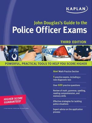 cover image of John Douglas's Guide to the Police Officer Exams